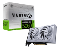 MSI GeForce RTX 5060 Ventus 2X OC White 8GB GDDR7 DLSS5 - 1332831 - zdjęcie 1